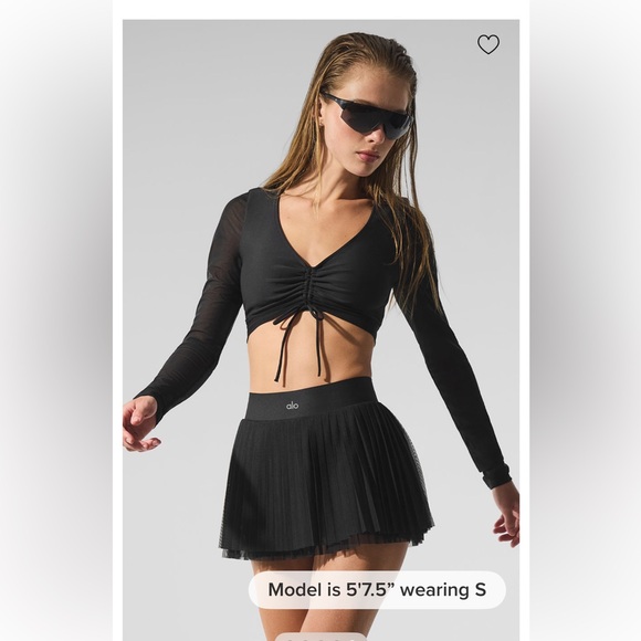 ALO Yoga Mesh Baseline Tennis Skirt-EUC!! - Picture 12 of 14